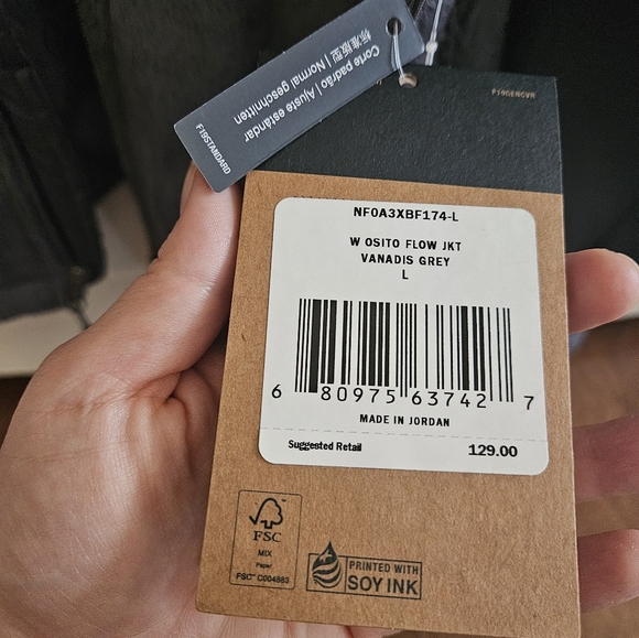 NWT The North Face Lightweight Fleece Jacket - Picture 4 of 7